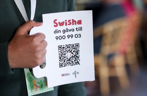 Trygg insamling: EFS har 90-konto